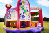 Διογκώσιμη υπαίθρια μίσθωση διογκώσιμο Bouncy Castle Juming Castle Combo με τη φωτογραφική διαφάνεια