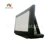 CE συνήθειας μαύρη οθόνη προβολέων PVC 10m διογκώσιμη, διογκώσιμη υπαίθρια οθόνη κινηματογράφων