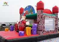 Χαρούμενα Χριστούγεννα διογκώσιμος Άγιος Βασίλης Bouncy Castle για τη διακόσμηση 20ft Χριστουγέννων