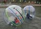 1.0mm PVC 2m Dia Inflatable Walk On Water Ball Colorful Stripe Ball For Rentals